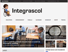 Tablet Screenshot of integrascol.fr